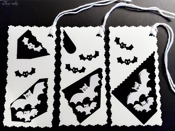 Geschenkanhänger Karte Fledermaus